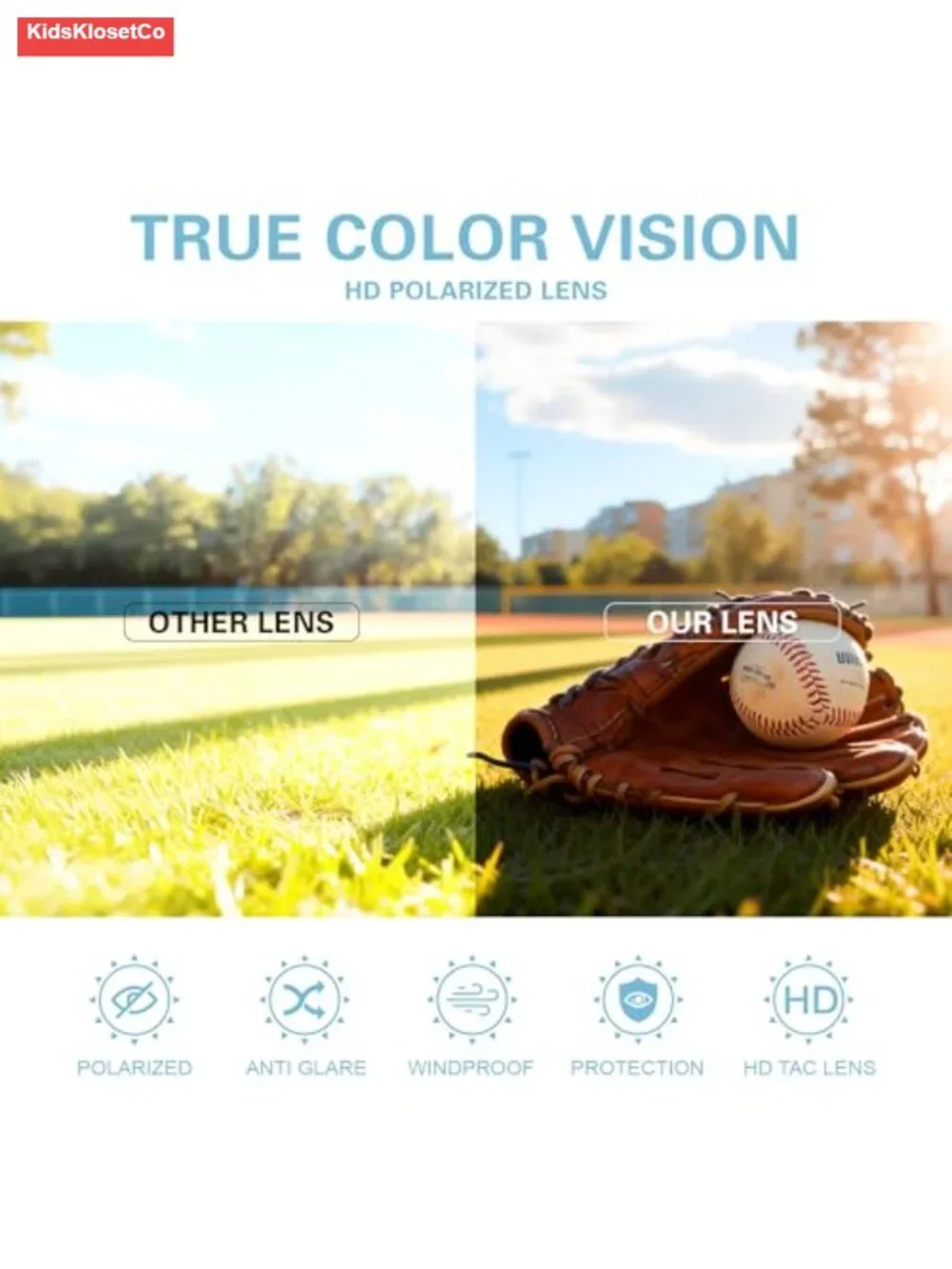 Kids Polarized Sunglasses UV Protection Sports Sunglasses Lightweight TR90